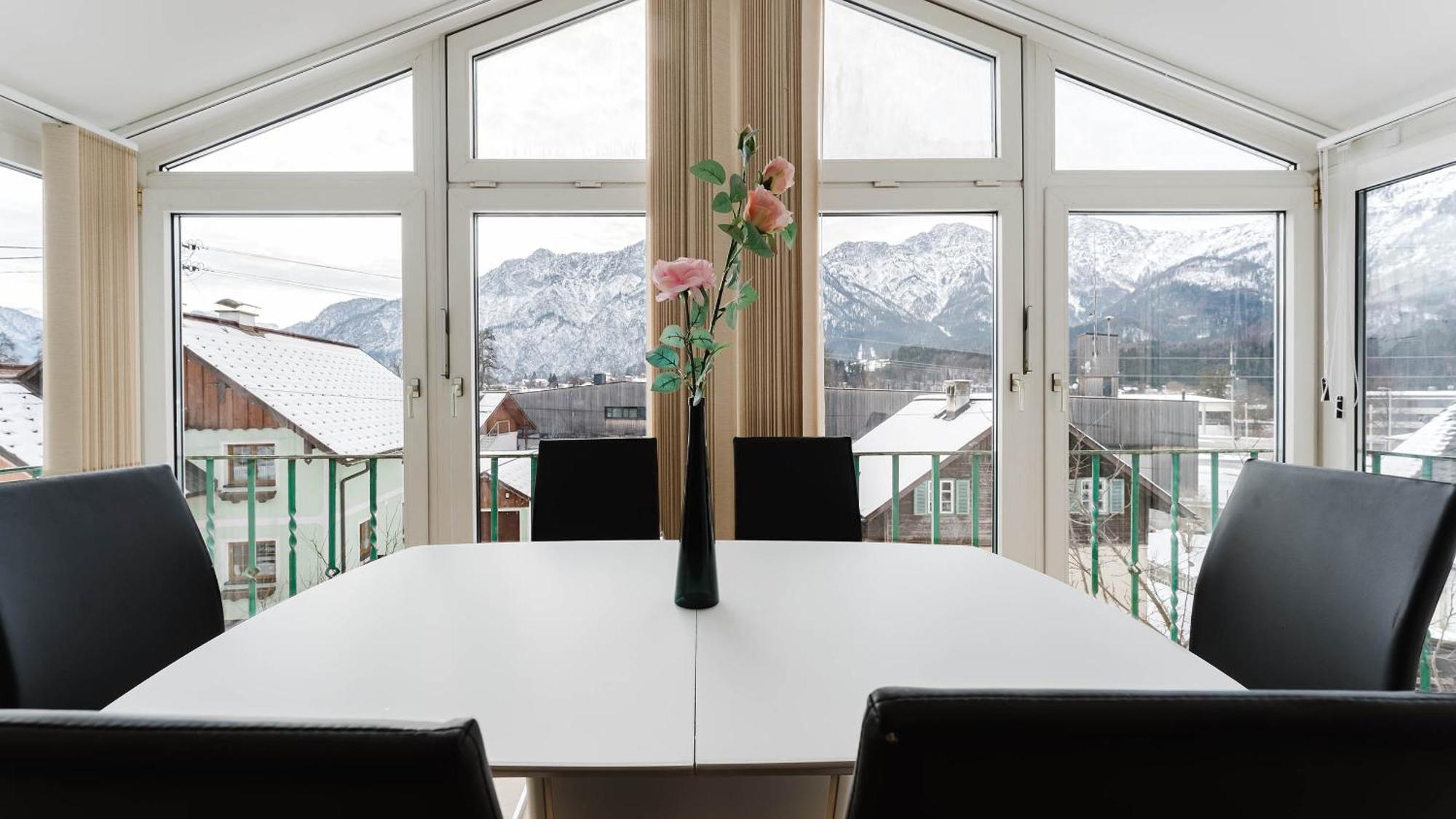 Moderne Ferienwohnung Mit Bergblick Bad Goisern Kültér fotó