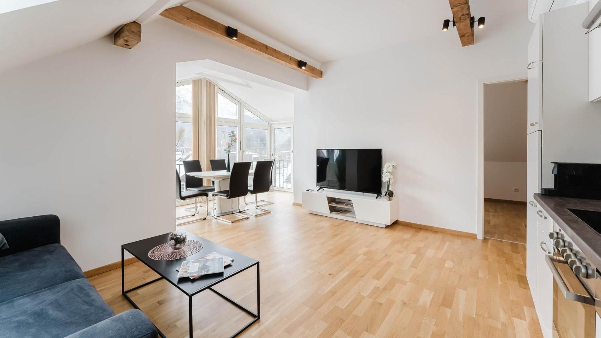 Moderne Ferienwohnung Mit Bergblick Bad Goisern Kültér fotó